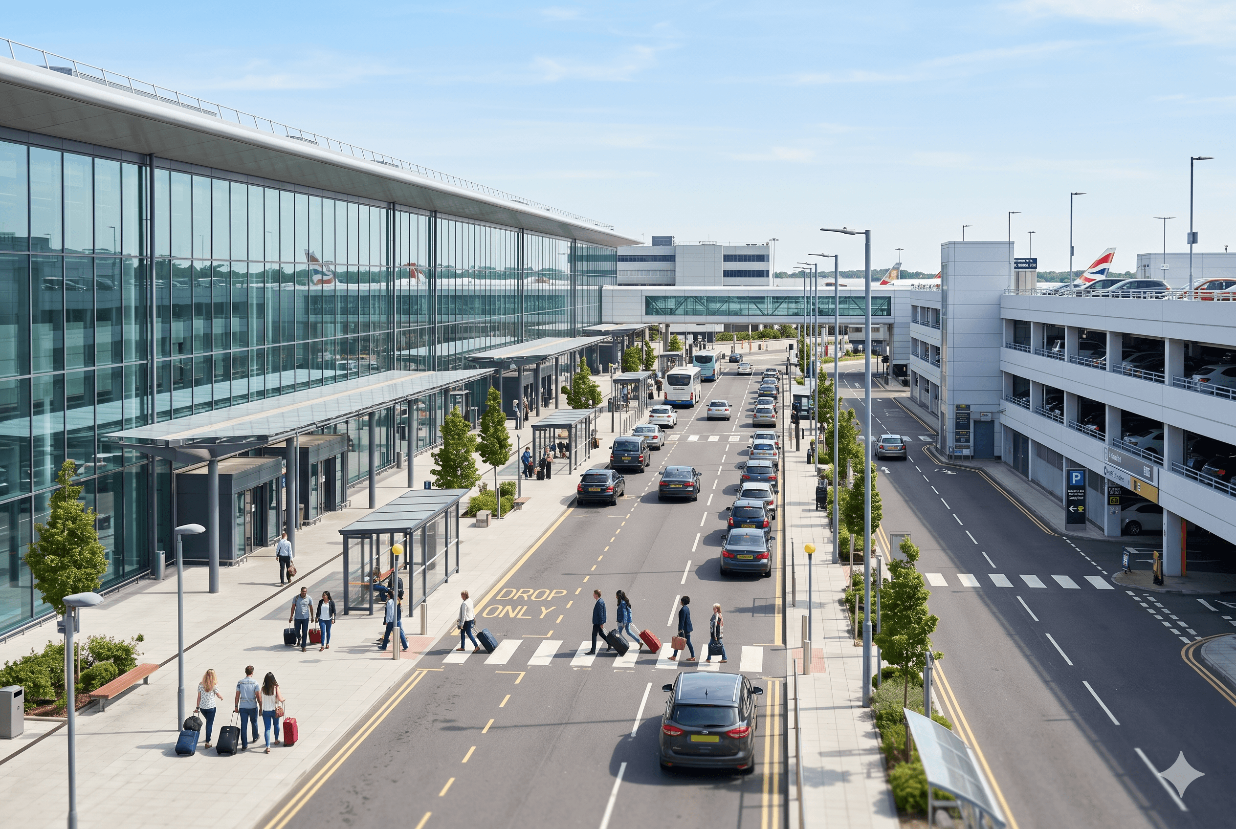 Gatwick Airport Parking terminal and airport parking access