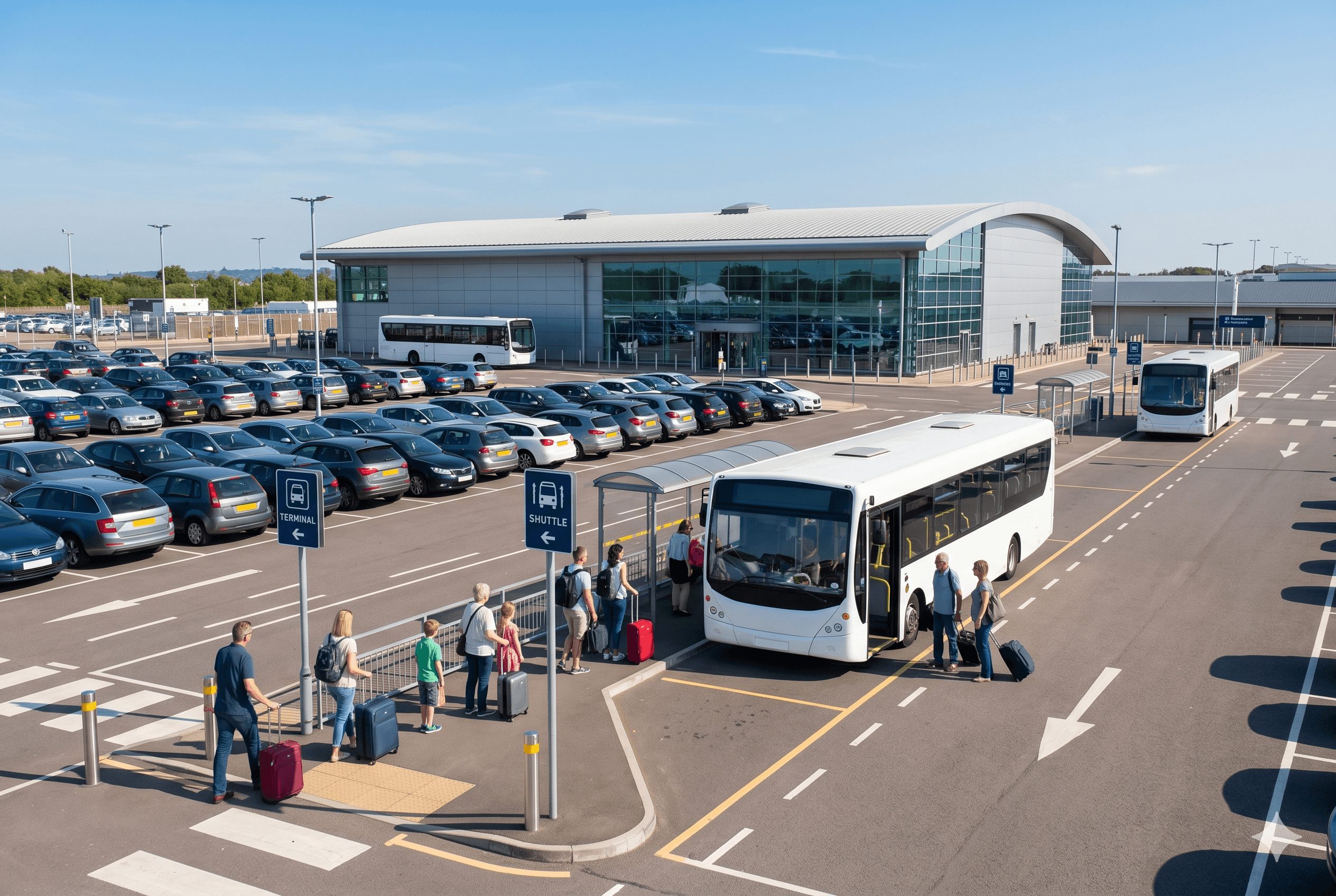 Luton Airport Parking terminal and airport parking access